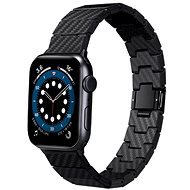 Pitaka Carbon Fiber Strap Black/Grey  Apple Watch 42/44/45/Ultra 49mm - Remienok na hodinky
