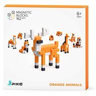Pixio Orange Animals Smart Magnetic - Building Set