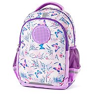 PIXIE CREW Butterflies, two-compartment, 2 zips - School Backpack