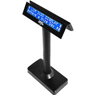 Virtuos LCD FL-730MB 2x20 serial, Black - Customer Display