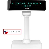 Virtuos VFD FV-2030W 2x20 9mm White - Customer Display