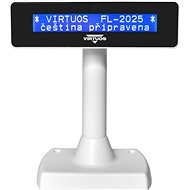 Virtuos LCD FL-2025MB 2x20 White - Customer Display