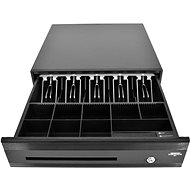 Virtuos cash drawer C425D-Luxe, ball bearing, with cable, 9-24V - Cash Drawer