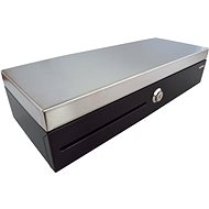Virtuos Flip-top FT-460C2 - with cable, with lockable cover, NEREZ lid, black - Cash Drawer