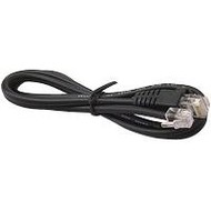 Kabel 10P10C-4P4C-12V pro pokladní zásuvky, připojení k registr. pokladnám 12V, černý - -
