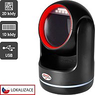Virtuos CCD 2D reader HT-861A, stationary, USB (keyboard/RS-232 emulation), black - Barcode Reader