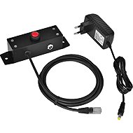 Push button for opening cash drawers Virtuos 24V, metal with cable, with electronic opening - Cash Drawer Accessory
