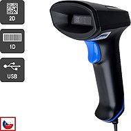 Virtuos CCD 2D HT-851A reader, USB (keyboard/RS-232 emulation), stand not included, black - Barcode Reader