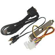 Sada Virtuos napájecí redukce do PC záslepky 12V + Kabel 10P10C-DB9 černý - Příslušenství