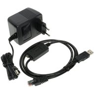 Set Virtuos power adapter for PC 12V + Cable 10P10C-USB black - Accessory