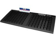 Virtuos programovatelná klávesnice černá (black) 111 kláves se čtečkou magn. karet 2. stopy, 2K EEPR - Keyboard