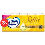 ZEWA Softis Soft & Sensitive 3× (10× 9 ks) - Papierové vreckovky