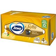 ZEWA Softis Soft & Sensitive BOX (80 ks) - Papierové vreckovky