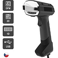 Virtuos DPM CCD 2D-Leser HT-880DPM, USB, dunkelgrau - Barcode-Scanner
