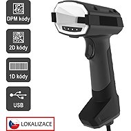 Virtuos DPM CCD 2D reader HT-880DPM, USB, dark grey - Barcode Reader