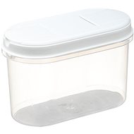 Plast Team Food container 1,2 l, 18,7 × 9,5 × 12,3 cm Margerite white - Storage Jar