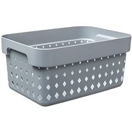 NHG Storage basket 18 × 26 × 12,6 cm Seoul, grey S - Storage Box