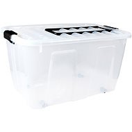 Plast Team Úložný box 86 l, 71 × 48 × 38,7 cm Home transparentný - Úložný box