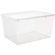 Plast Team Basic Box Tárolódoboz, 134 l, 78×57×40 cm, átlátszó - Tároló doboz