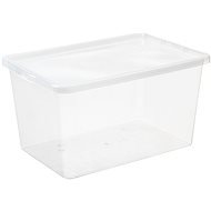 Plast Team - Úložný box 52 l, 59,5 × 39,5 × 31 cm Basic box, číry - Úložný box