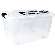 Plast Team Aufbewahrungsbox 70 l, 70,6 × 40 × 39 cm Home transparent - Aufbewahrungsbox