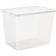 Plast Team Basic Box Tárolódoboz, 80 l, 59,5×39,5×43 cm, átlátszó - Tároló doboz