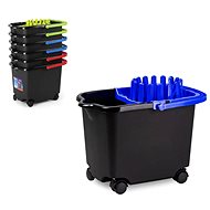 Plastic Forte Eimer 15 l mit Rädern + Auswringkorb - Putzset