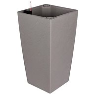 PLASTKON Delto Stone self-watering 25 × 46 cm, grey, 1 piece - Flower Pot