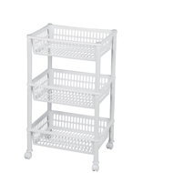 Plast Team Mobile shelf, 39 × 29 × 68,5 cm, 3 baskets - Shelving Unit
