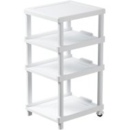 Plast Team Plastic rack with shelves Soul Rack, white - Shelving Unit
