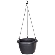 PLASTKON Hanging flowerpot MARINA multipack 4pcs, 30cm, anthracite - Flower Pot
