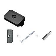 PLASTICO Fitting Clip Set for Decking Boards 7.5mm with Screws, 3000pcs - WPC Accessory