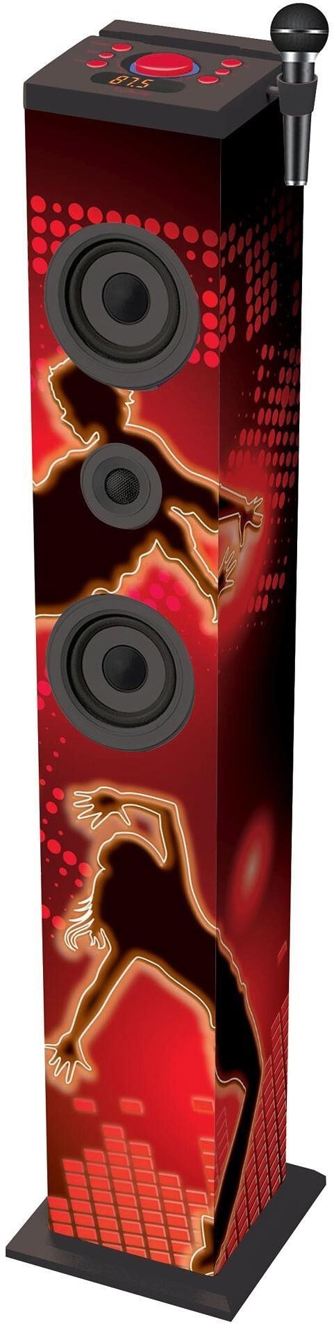 Lexibook Bluetooth tower speaker with microphone and light effects - Speakers