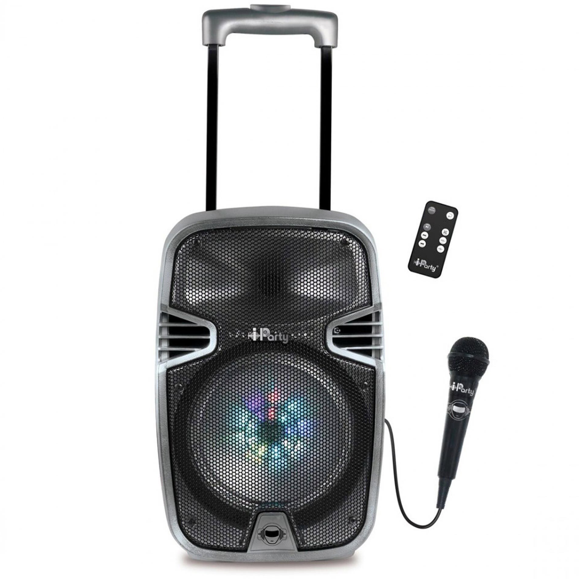 Lexibook Wireless Karaoke Audio System iParty with light effects and microphone - Musical Toy