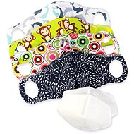 Comfortable Mask with Wire 4 pcs M+ Nano Filter 2 pcs - Surgical Mask