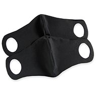 Comfortable Face Mask with Wire Black 2 pcs M - Surgical Mask
