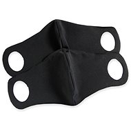 Comfortable Face Mask with Wire Black 2 pcs L - Surgical Mask