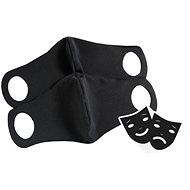 Comfortable Face Mask with Wire 5 pcs M Black - Surgical Mask