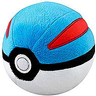Plush Pokémon Pokéball Great ball 12 cm - Soft Toy