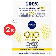 NIVEA Q10 Power Anti-Wrinkle + Firming SPF15 Day Cream 2 × 50ml - Face Cream