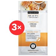 FREEMAN Beauty Infusion Hydratační krémová maska manuka 3x 15 ml - Pleťová maska