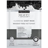 FREEMAN Beauty Infusion Cleansing Sheet Mask Charcoal + Probiotic 25ml - Face Mask