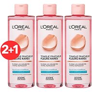 ĽORÉAL PARIS Fleurs Rares Tonique Normal Skin 3× 400ml - Face Lotion