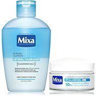 MIXA Hyalurogel rich cream + eye make-up remover set 175 ml - Cosmetic Set