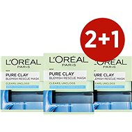 LÉORAL PARIS Pure Clay Anti Blemish Mask 3 x 50 ml - Face Mask