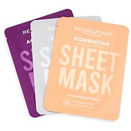 REVOLUTION SKINCARE Biodegradable Combination Skin Sheet Mask Set, 3pcs - Face Mask