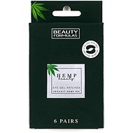BEAUTY FORMULAS HEMP Gel masks under the eyes with hemp oil 6 pairs - Face Mask