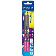 Pelikan Combino B, Triangular Pink - Pack of 2 - Pencil