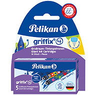 PELIKAN Griffix blue, motifs Animals and Sport & Space - pack of 10 - Replacement Cartridge