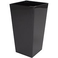 PLASTKON Decorative flowerpot ELISE LESK, 30cm, anthracite - Flower Pot
